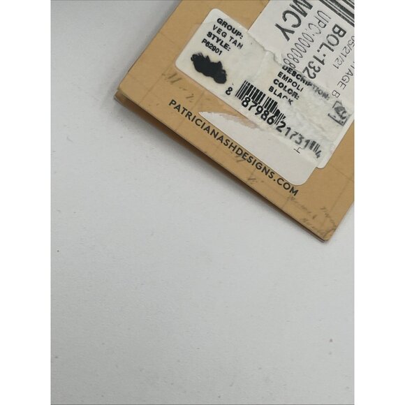 Patricia Nash Empoli Black Leather Classic Shape Satchel NWT (Missing Strap) - Picture 5 of 5